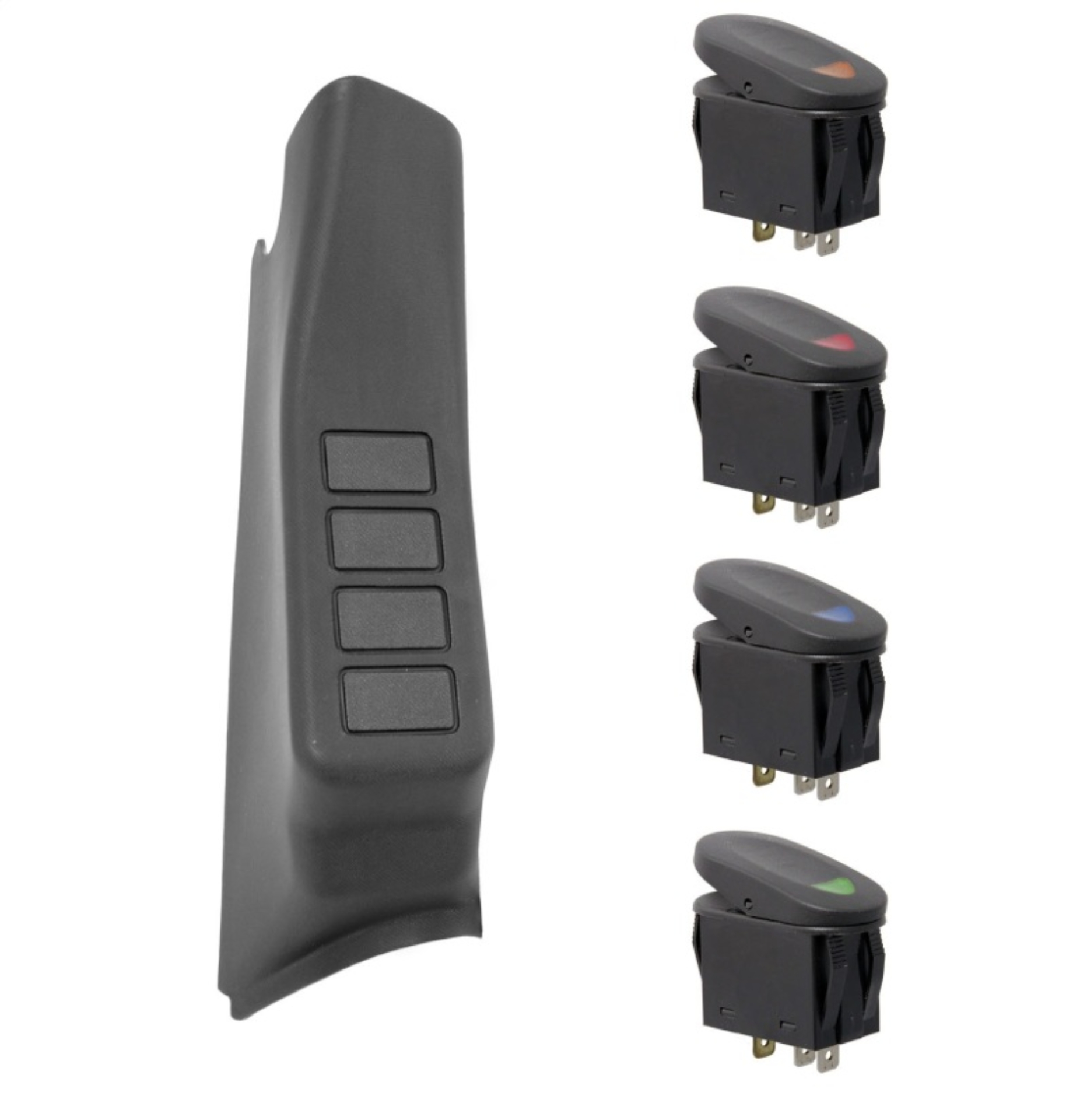 Picture of Rugged Ridge RUG Switch Pods Dash & Interior Trim - 17235.97