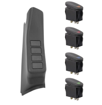 Picture of Rugged Ridge RUG Switch Pods Dash & Interior Trim - 17235.97