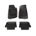 Picture of Rugged Ridge RUG Floor Liners-Black Floor Mats - 12987.43