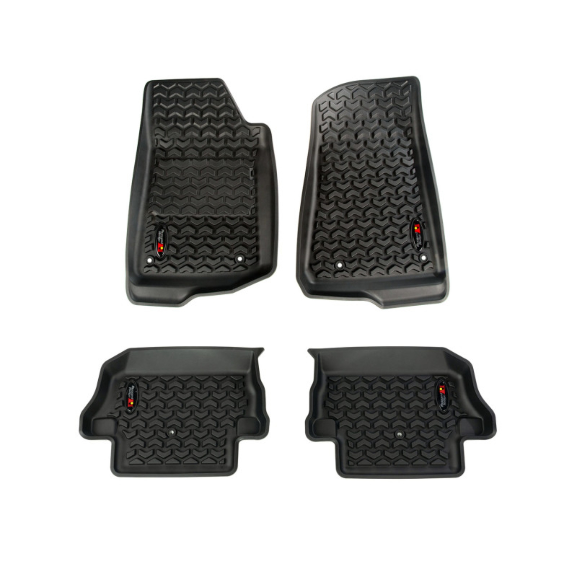 Picture of Rugged Ridge RUG Floor Liners-Black Floor Mats - 12987.43