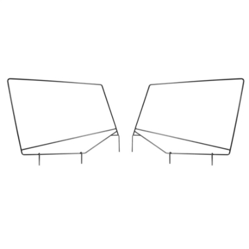 Picture of Rugged Ridge RUG Upper Door Frames Door Panels - 13701.80