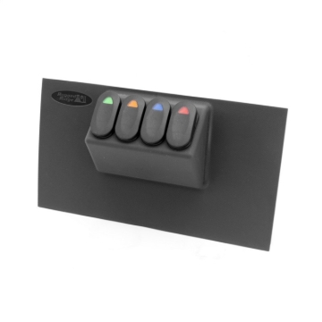 Picture of Rugged Ridge RUG Switch Pods Dash & Interior Trim - 17235.85