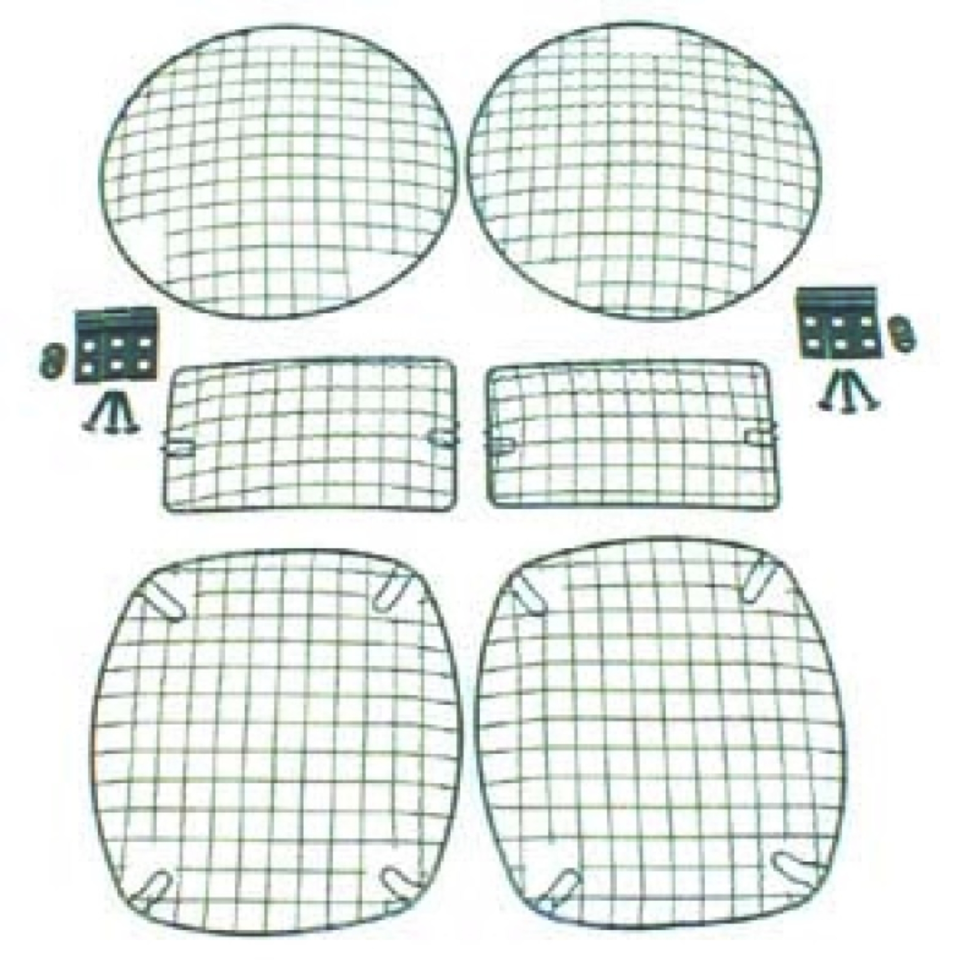Picture of Rugged Ridge RUG Light Guards Light Covers and Guards - 11236.01