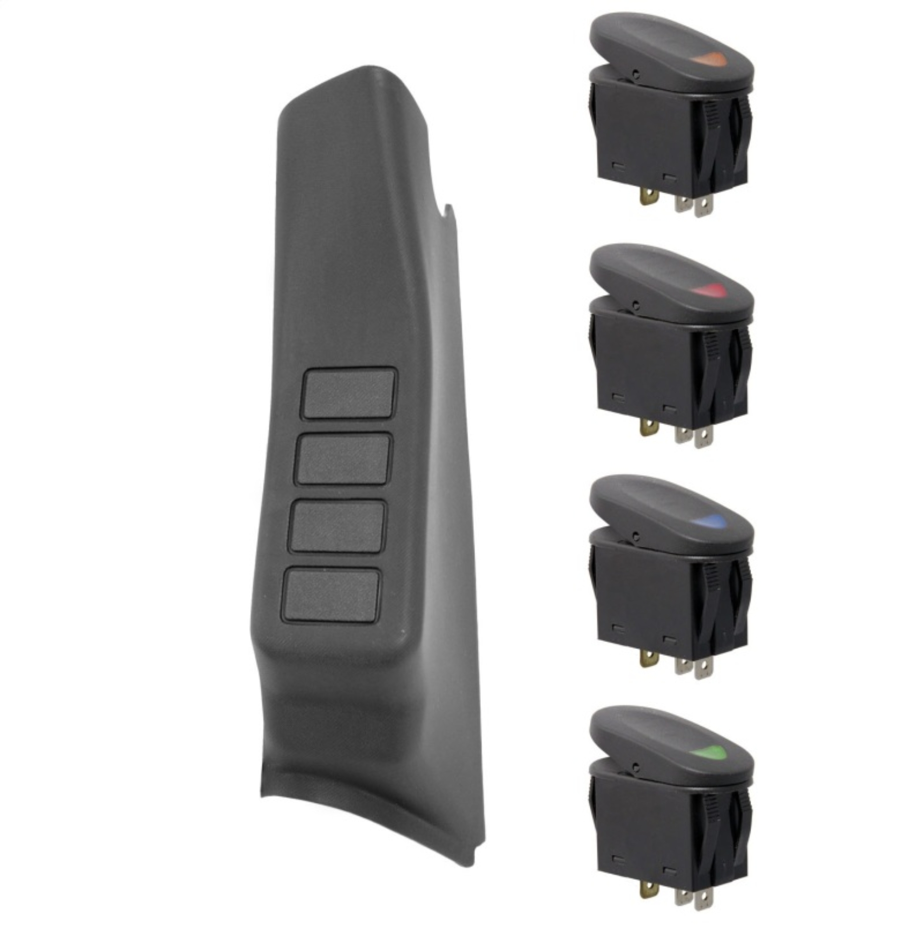 Picture of Rugged Ridge RUG Switch Pods Dash & Interior Trim - 17235.86
