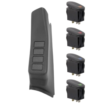 Picture of Rugged Ridge RUG Switch Pods Dash & Interior Trim - 17235.86