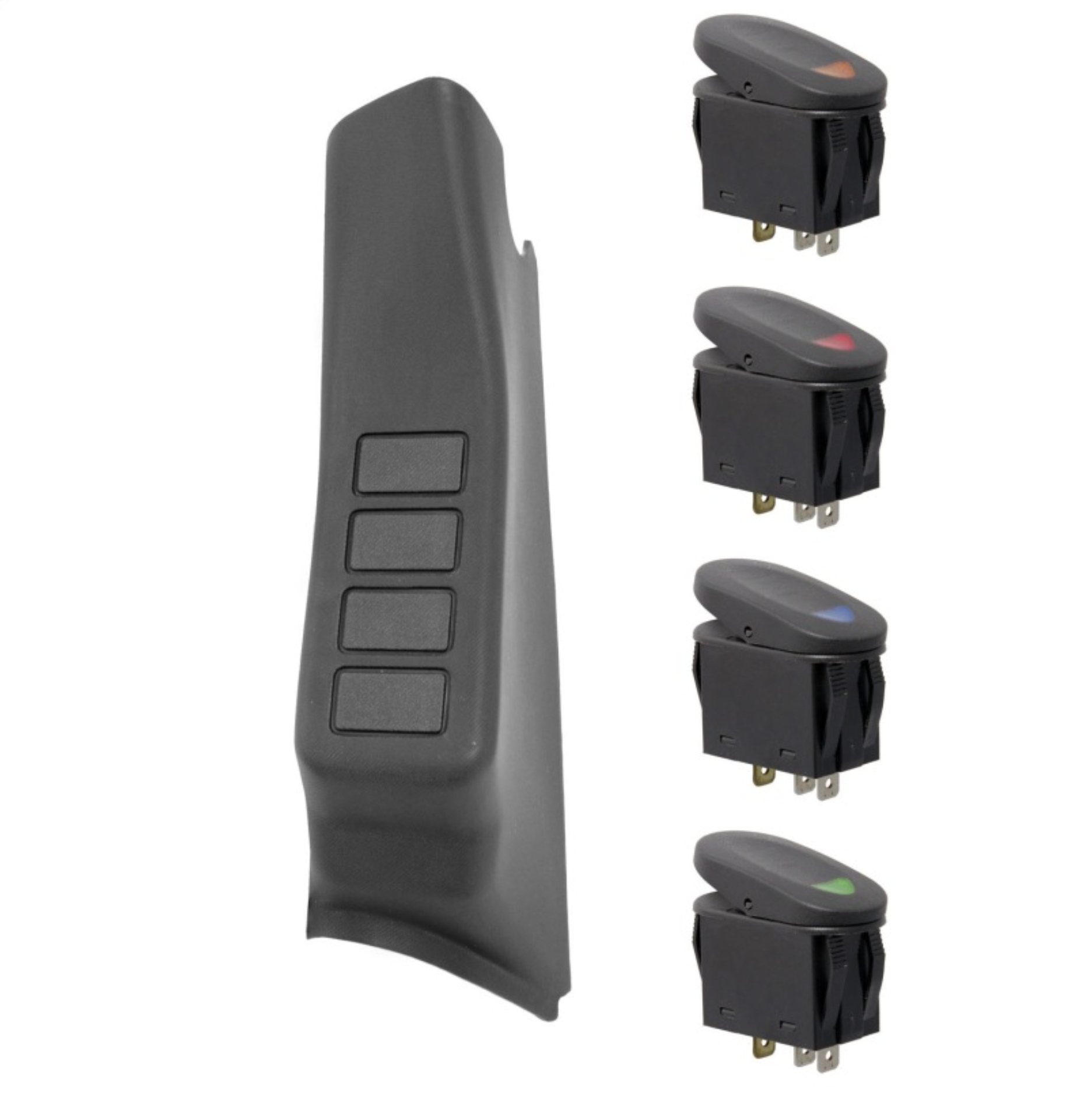 Picture of Rugged Ridge RUG Switch Pods Dash & Interior Trim - 17235.96