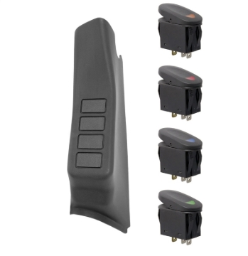 Picture of Rugged Ridge RUG Switch Pods Dash & Interior Trim - 17235.96
