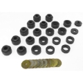 Picture of Rugged Ridge RUG Body Mount Kits Body Side Moldings - 1-105BL