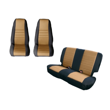 Picture of Rugged Ridge RUG Seat Cover Kit-Front/Rear - 13290.04