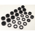 Picture of Rugged Ridge RUG Body Mount Kits Body Side Moldings - 1-104BL