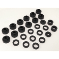 Picture of Rugged Ridge RUG Body Mount Kits Body Side Moldings - 1-104BL