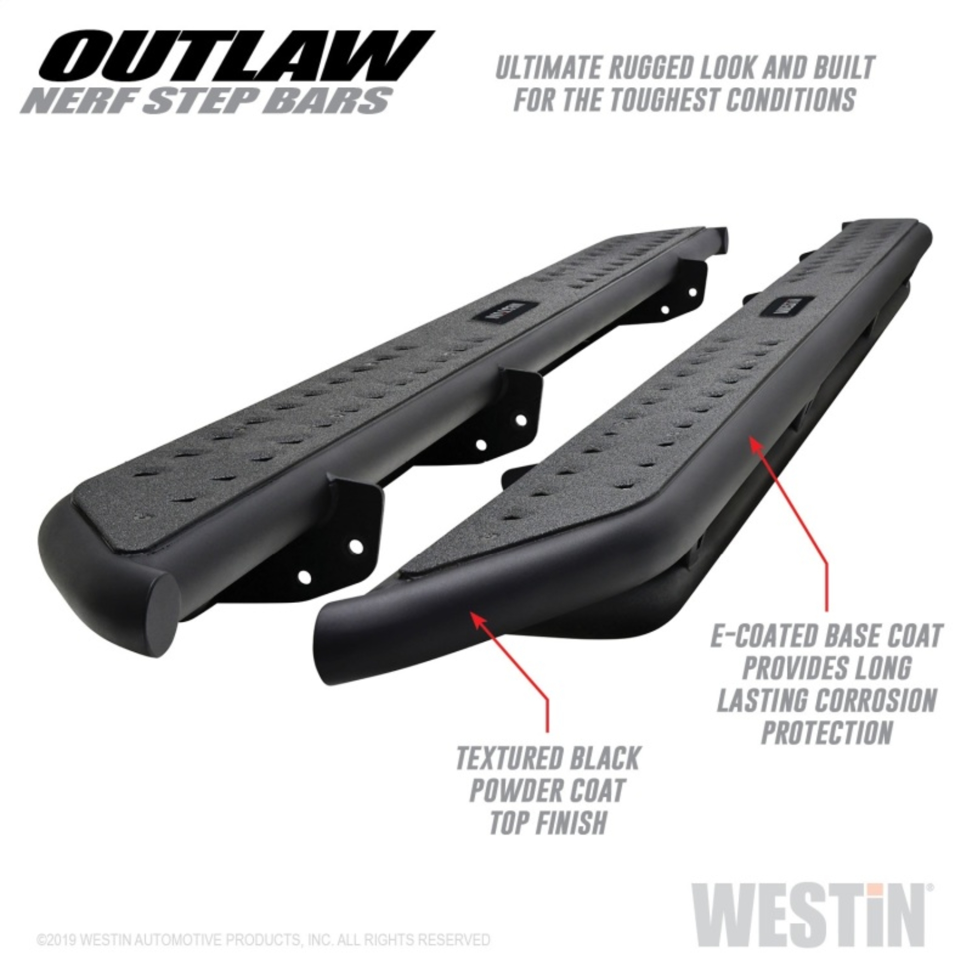 Picture of Westin WES Nerf Bars-Outlaw - 58-53565