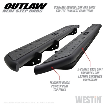 Picture of Westin WES Nerf Bars-Outlaw - 58-53565