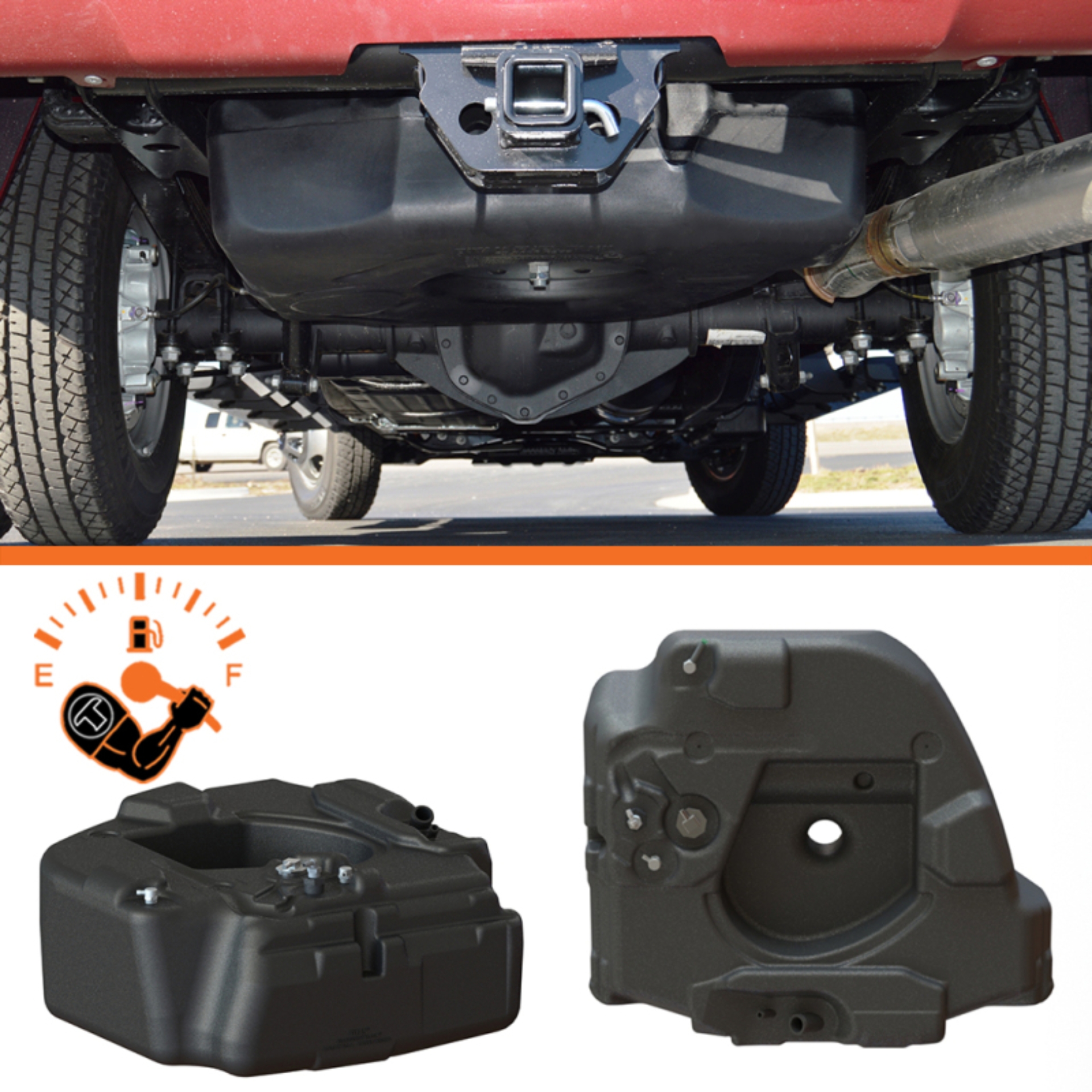 Picture of Titan Fuel Tanks TFT Spare Tire Fuel Systems - 4030203