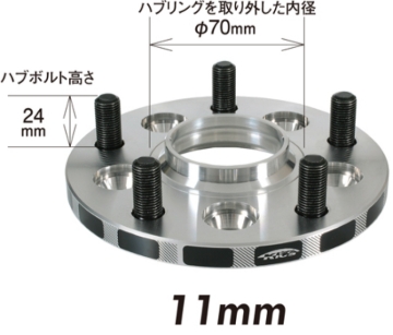 Picture of Project Kics PJK Wide Tread Spacers Wheel Spacers & Adapters - W5011W3WTS