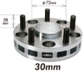 Picture of Project Kics PJK Wide Tread Spacers Wheel Spacers & Adapters - W5130W366