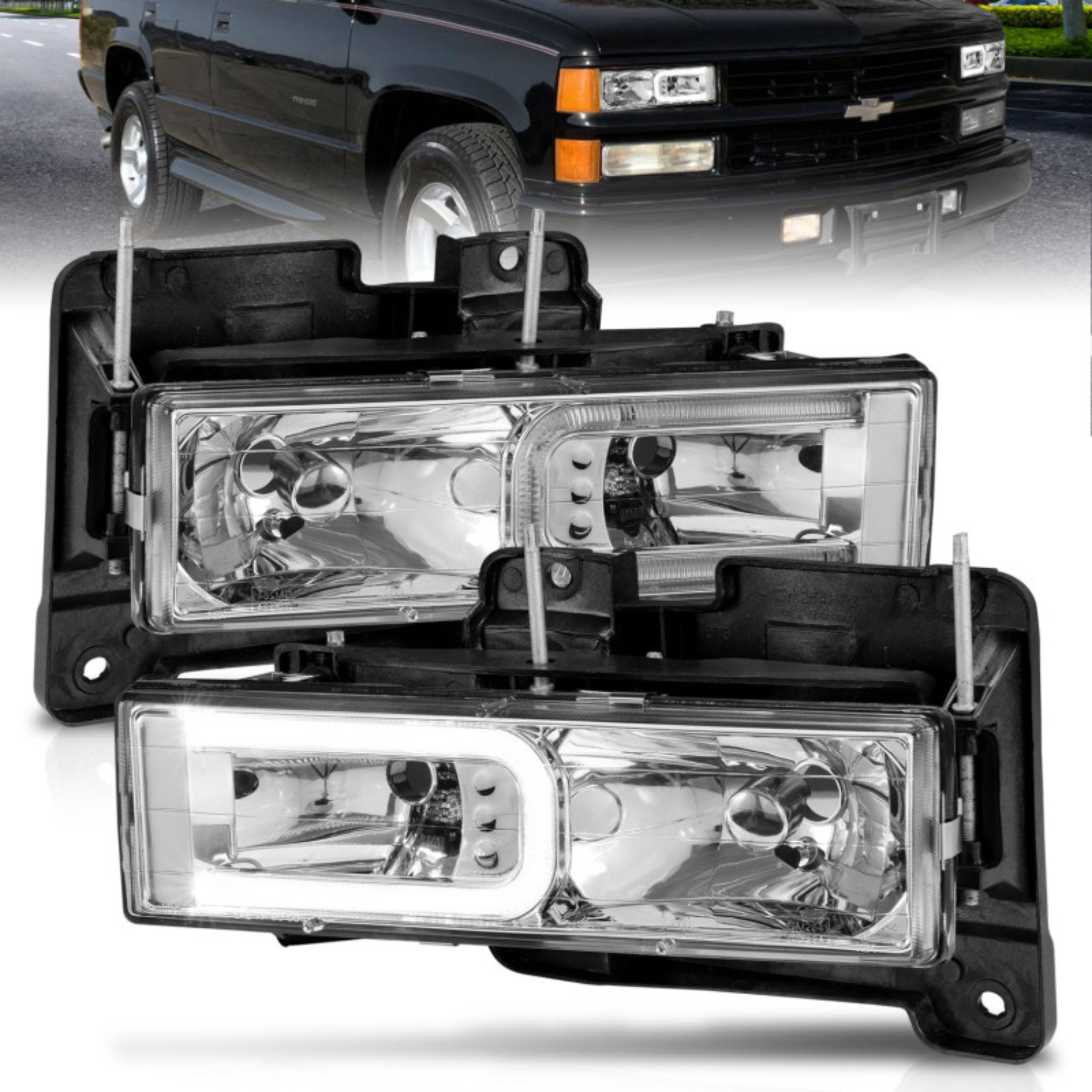 Picture of ANZO ANZ Crystal Headlights - 111499