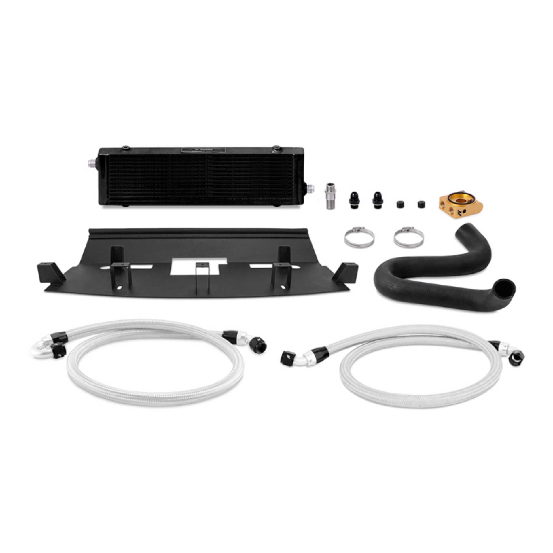 Picture of Mishimoto MM Oil Cooler-Kits-Tstat - MMOC-MUS8-18TBK