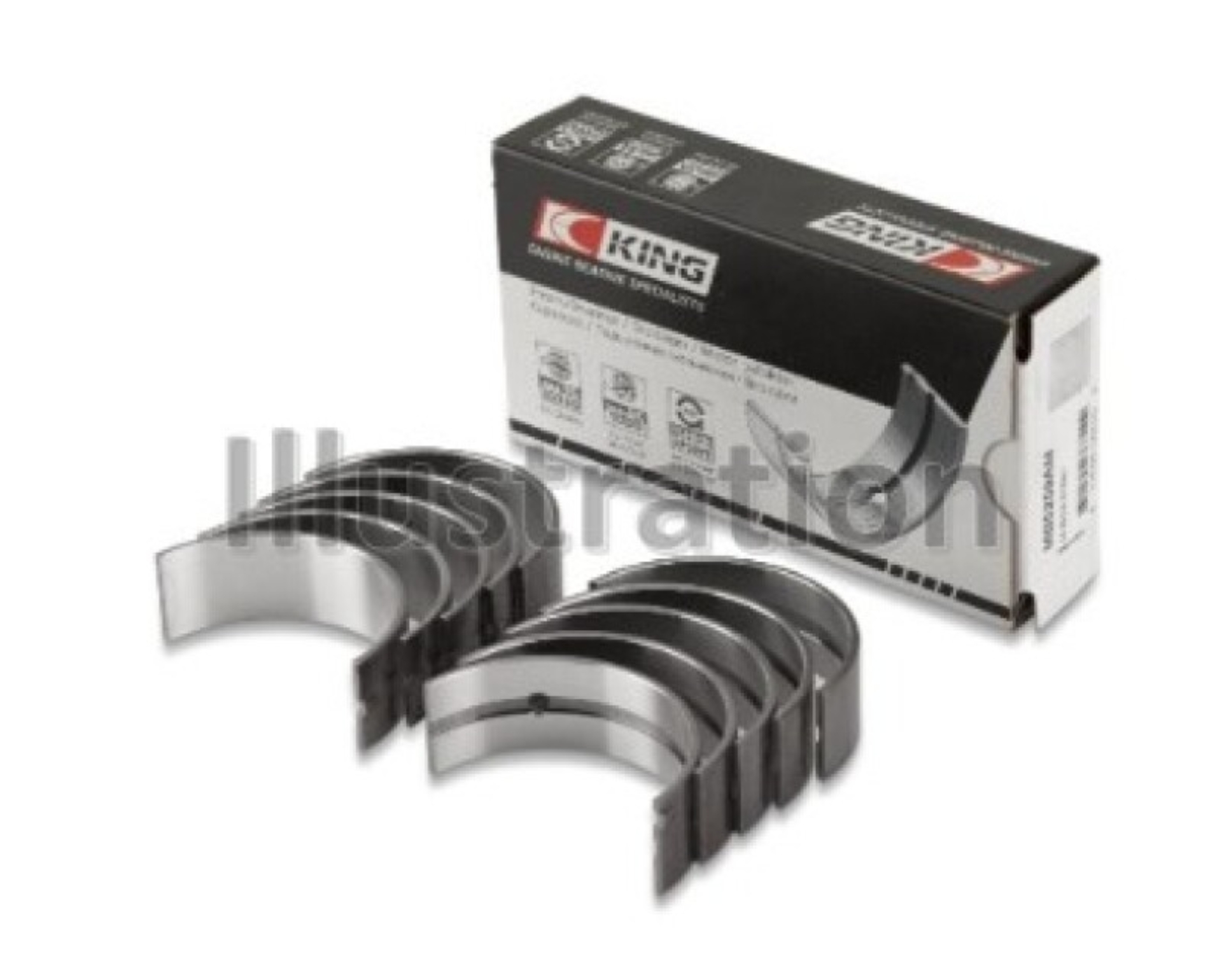 Picture of King Engine Bearings KING Main Bearings - MB5287AM0.5