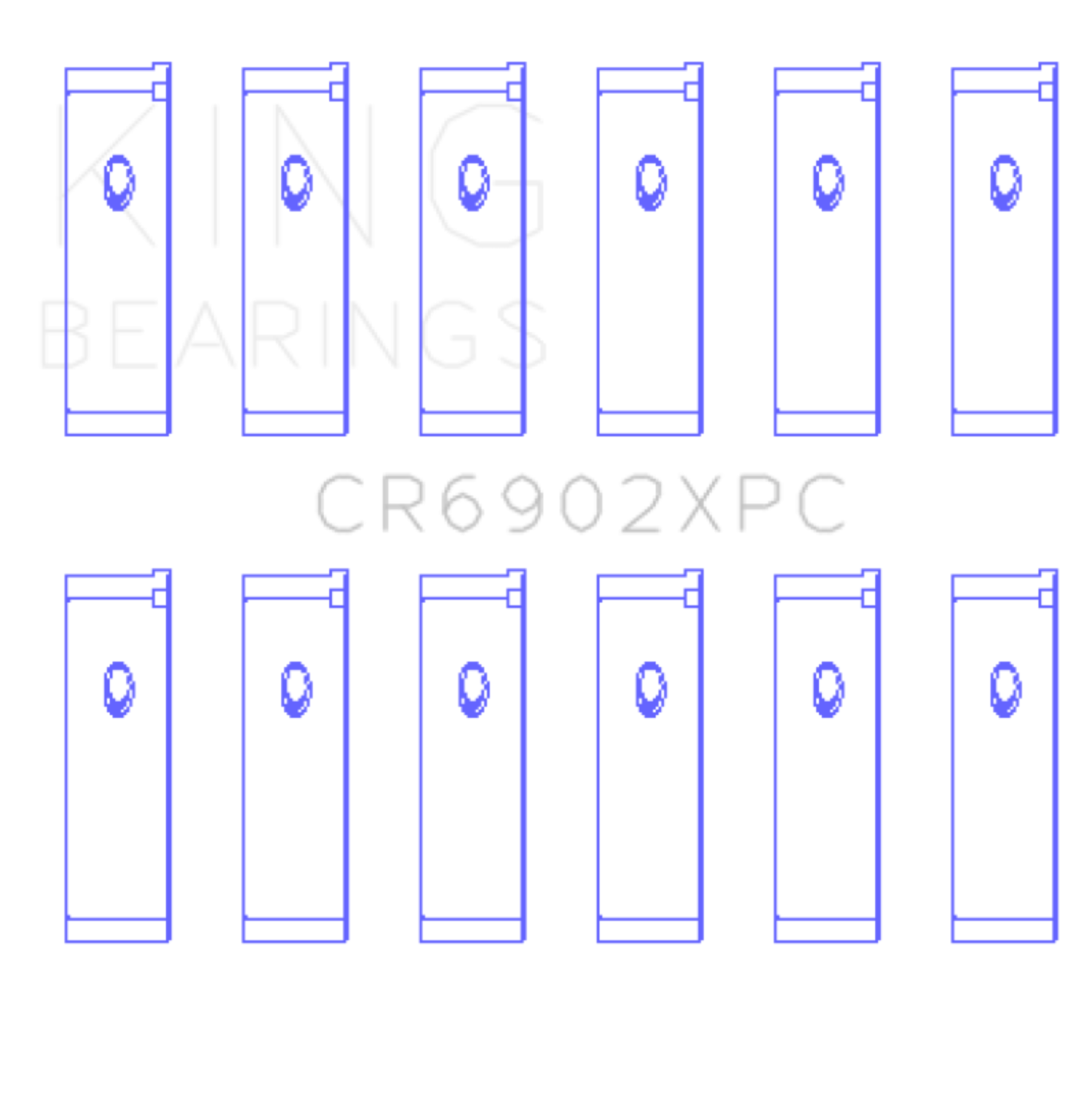 Picture of King Engine Bearings KING Connecting Rod Bearings - CR6902XPC.026