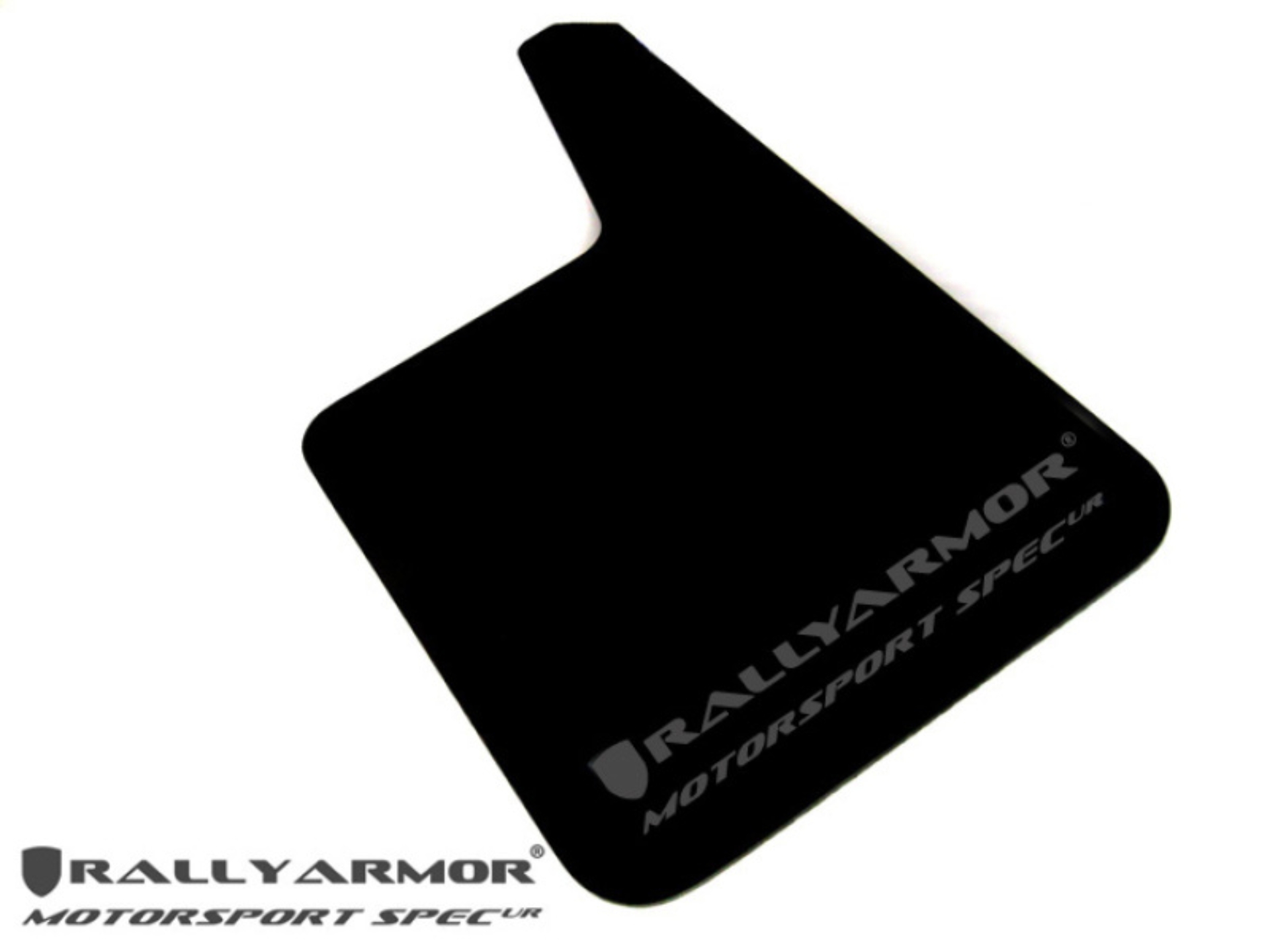 Picture of Rally Armor RAL UR Blk Flap/Grey Logo Mud Flaps - MF20-MSUR-BK/GY