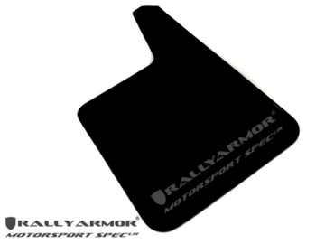 Picture of Rally Armor RAL UR Blk Flap/Grey Logo Mud Flaps - MF20-MSUR-BK/GY