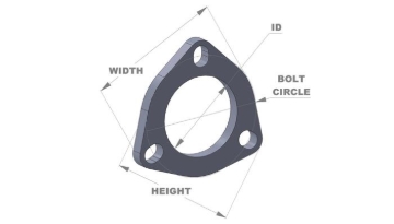 Picture of Vibrant VIB Flanges-Exhaust - 1482S