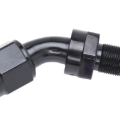 Picture of 8AN 2-Piece 45 Degree Swivel Hose End Without Socket With Black Finish