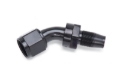 Picture of 6AN 2-Piece 45 Degree Swivel Hose End Without Socket With Black Finish