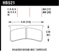 Picture of Hawk Performance HAWK HT-10 Brake Pad Sets - HB521S.800