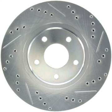 Picture of Select Sport Drilled and Slotted Brake Rotor; Front Left