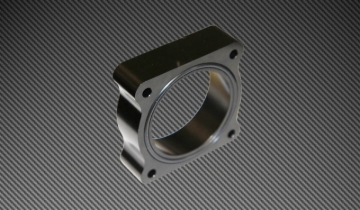 Picture of Torque Solution TQS TB Spacer-Black Throttle Body Spacers - TS-TBS-022B