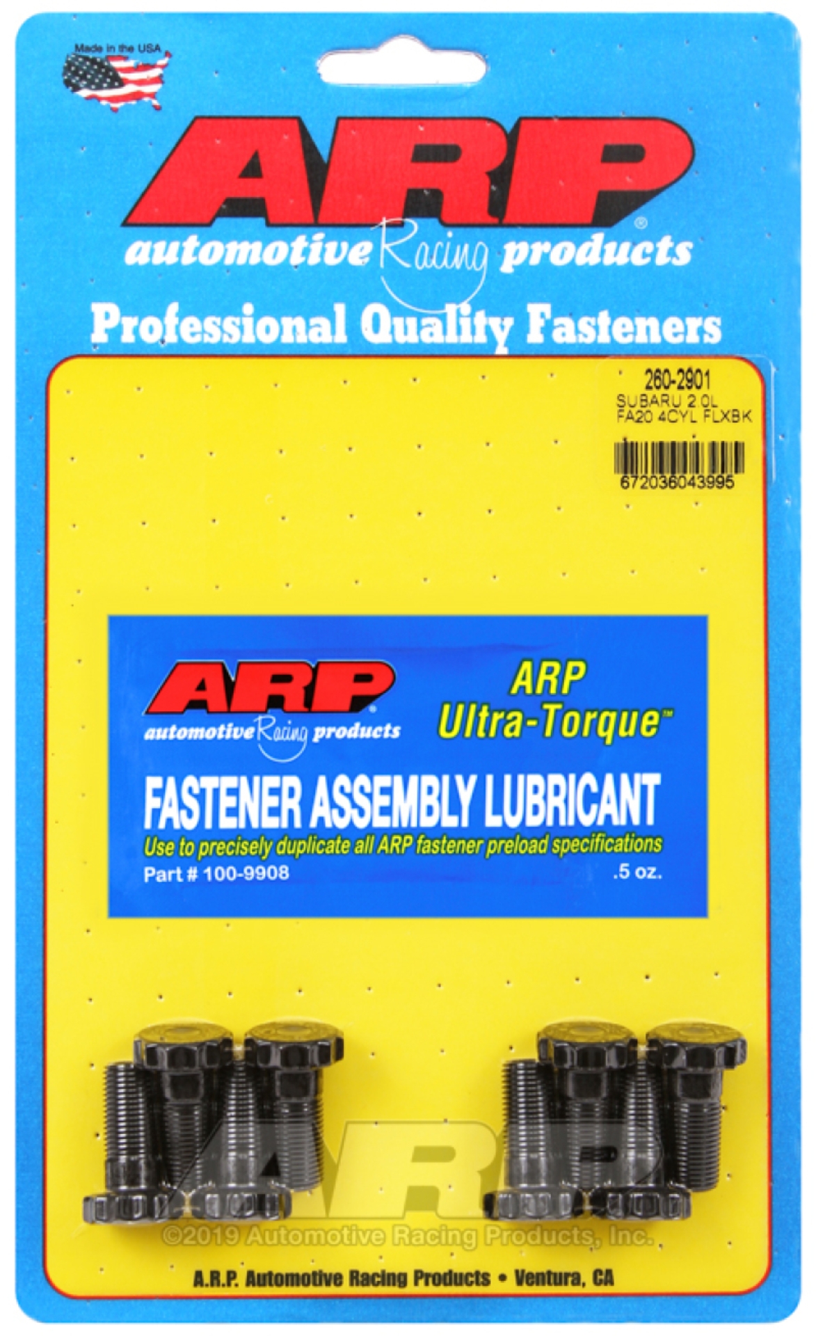 Picture of ARP Flexplate Bolt Kits Hardware Kits - 260-2901
