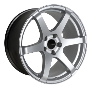 Picture of Enkei T6S 18x8.5 25mm Offset 5x114.3 Bolt Pattern 72.6 Bore Matte Silver Wheel