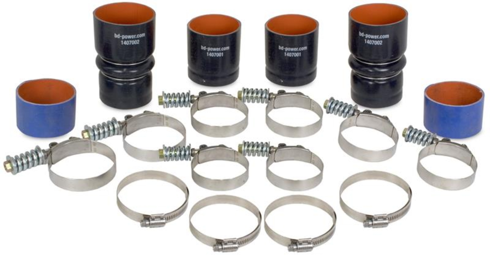 Picture of BD Diesel BDD Intercooler Hose/Clamp Kit Intercooler Pipe Kits - 1047030