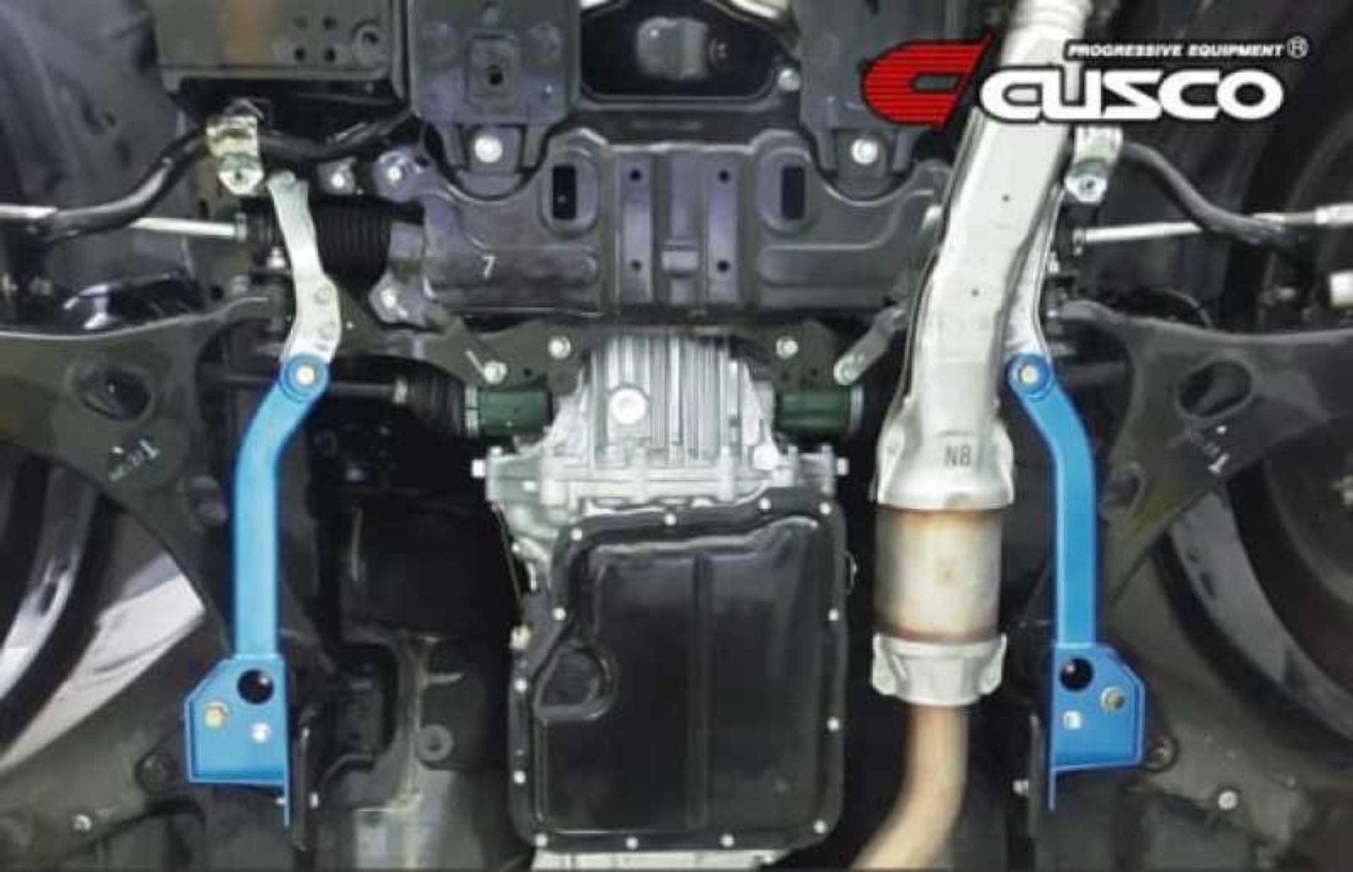 Picture of Cusco CUS Power Braces Front Chassis Bracing - 697 492 FS