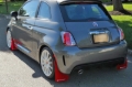 Picture of Rally Armor RAL UR Red Flap/Wht Logo Mud Flaps - MF25-UR-RD/WH