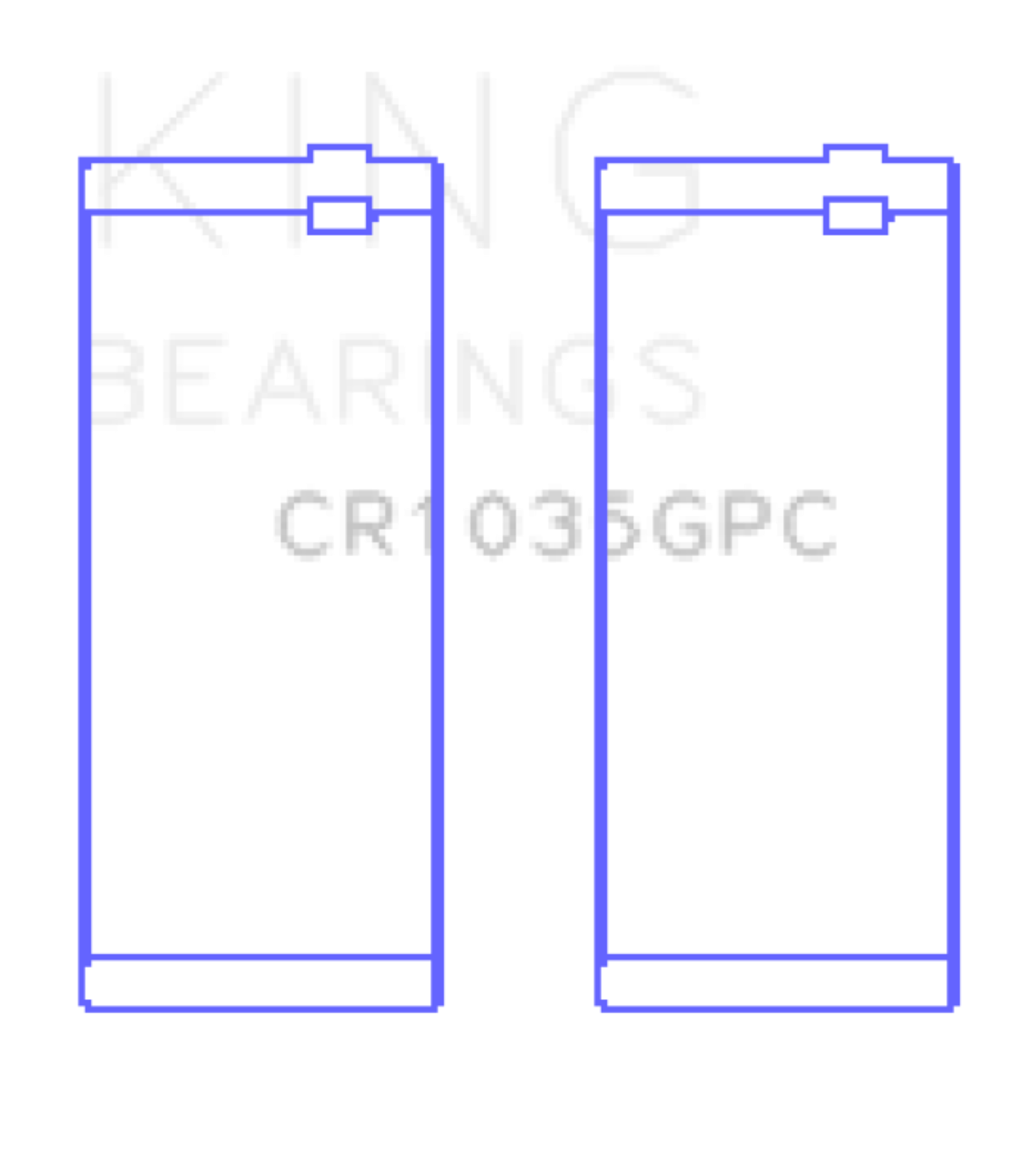 Picture of King Engine Bearings KING Connecting Rod Bearings - CR1035GPC0.25