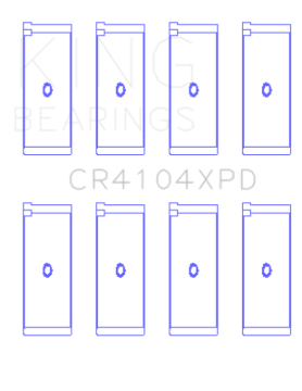 Picture of King Engine Bearings KING Connecting Rod Bearings - CR4104XPD.026