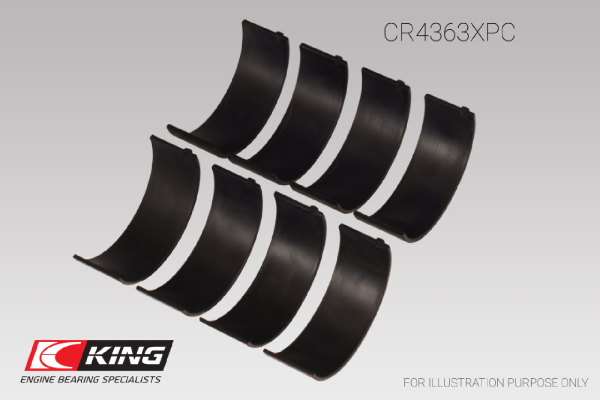 Picture of King Engine Bearings KING Connecting Rod Bearings - CR4363XPC010