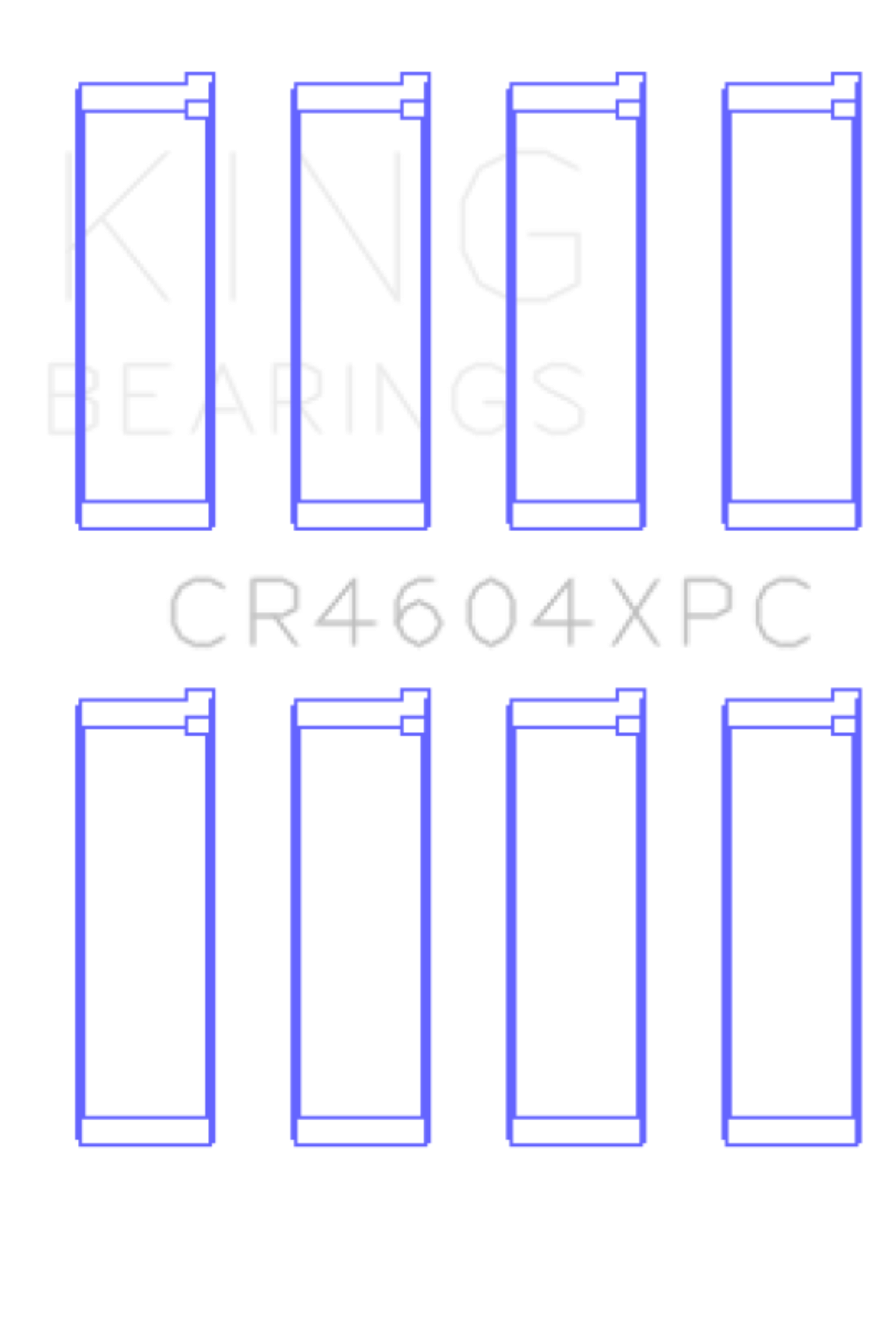 Picture of King Engine Bearings KING Connecting Rod Bearings - CR4604XPC