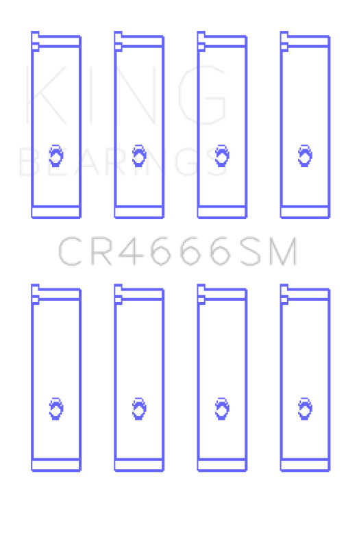 Picture of King Engine Bearings KING Connecting Rod Bearings - CR4666SM1.0