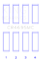 Picture of King Engine Bearings KING Connecting Rod Bearings - CR4695MC0.5