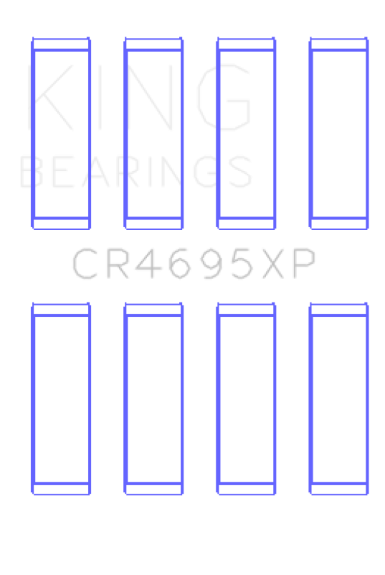 Picture of King Engine Bearings KING Connecting Rod Bearings - CR4695XP0.5