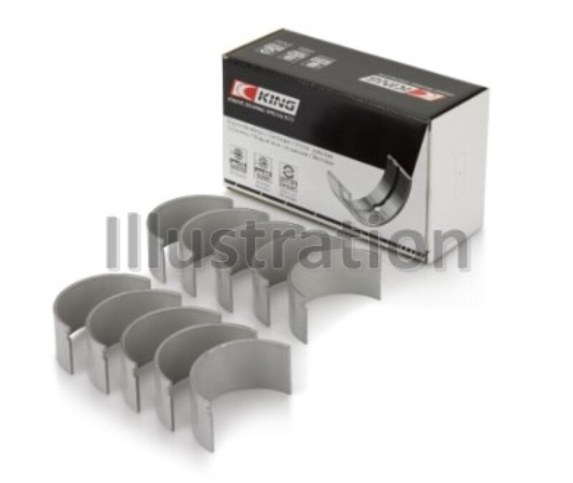 Picture of King Engine Bearings KING Connecting Rod Bearings - CR5000SV