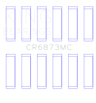 Picture of King Engine Bearings KING Connecting Rod Bearings - CR6873MC0.25