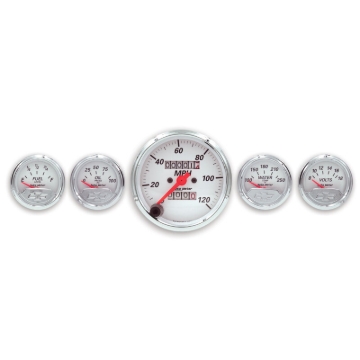 Picture of AutoMeter AM Arctic White Gauges - 1300-00408