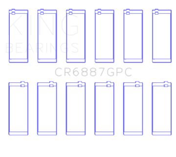 Picture of King Engine Bearings KING Connecting Rod Bearings - CR6887GPC0.25