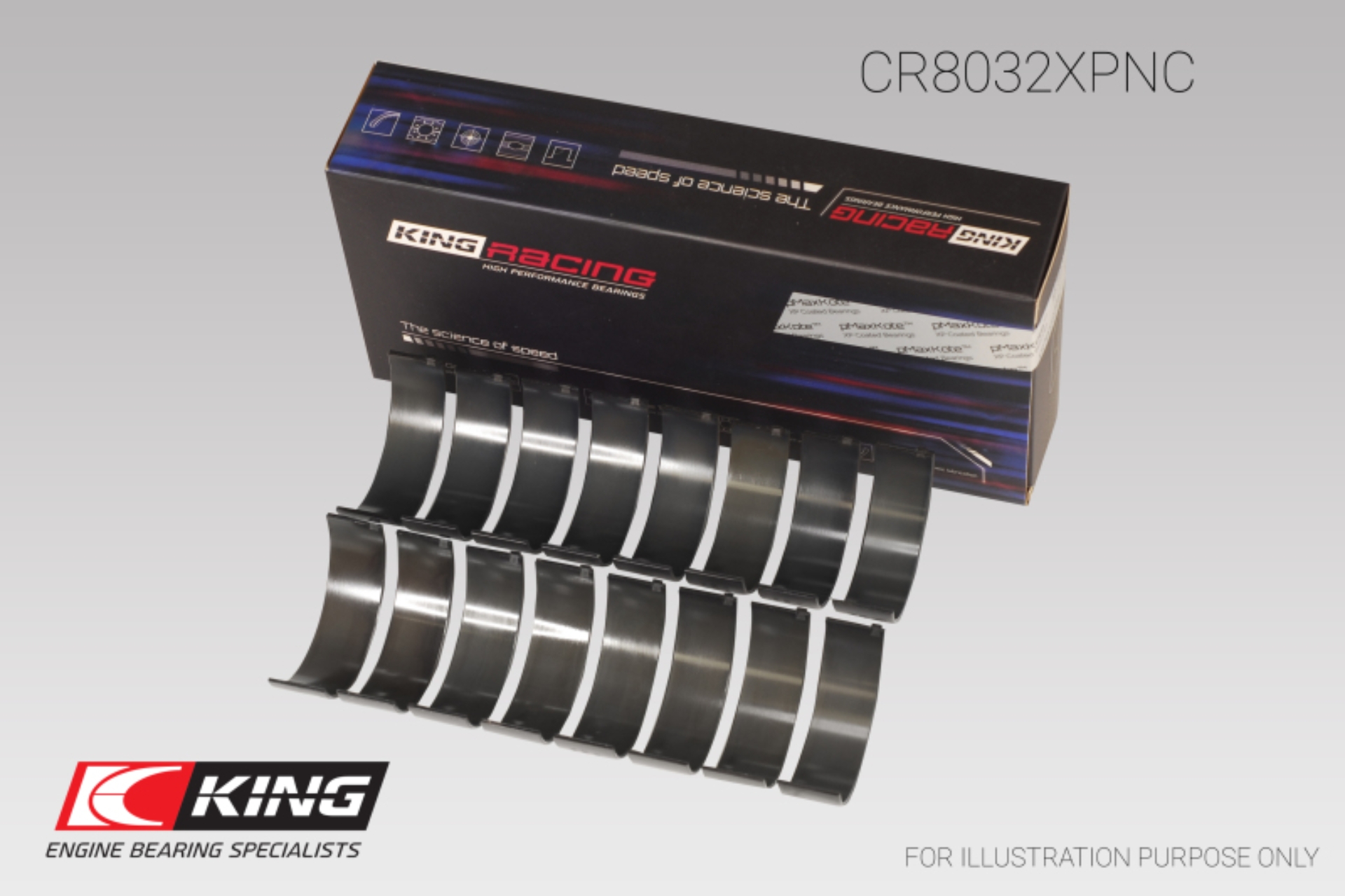 Picture of King Engine Bearings KING Connecting Rod Bearings - CR8032XPNCSTDX