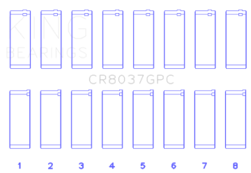 Picture of King Engine Bearings KING Connecting Rod Bearings - CR8037GPC.026